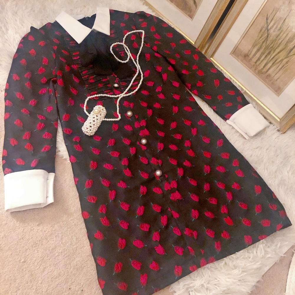 Sister Jane Rabbit Dress in Red as Roses - Picture 2 of 9